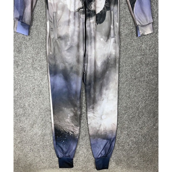 Rage On Long Sleeve‎ French Bulldog One Piece Pajamas Adult Size SM Small Medium - Picture 6 of 11